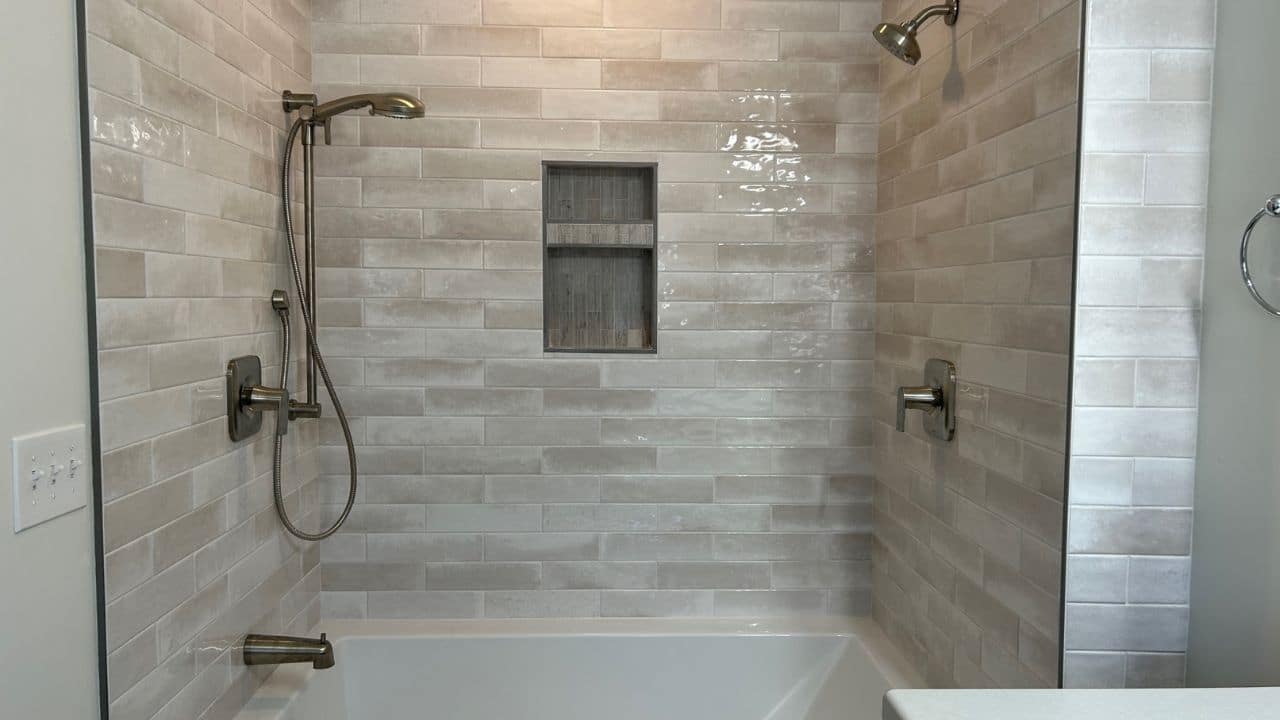 shower to bathtub conversion completed by Allied Remodeling Contractors in Lehi, Utah.