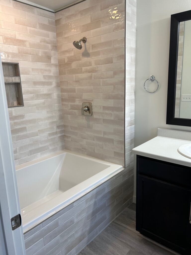 Here is the finished complete shower remodel in Lehi, UT from Allied Remodeling Contractors.