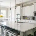 Kitchen Remodeling using custom cabinets and quartz countertops