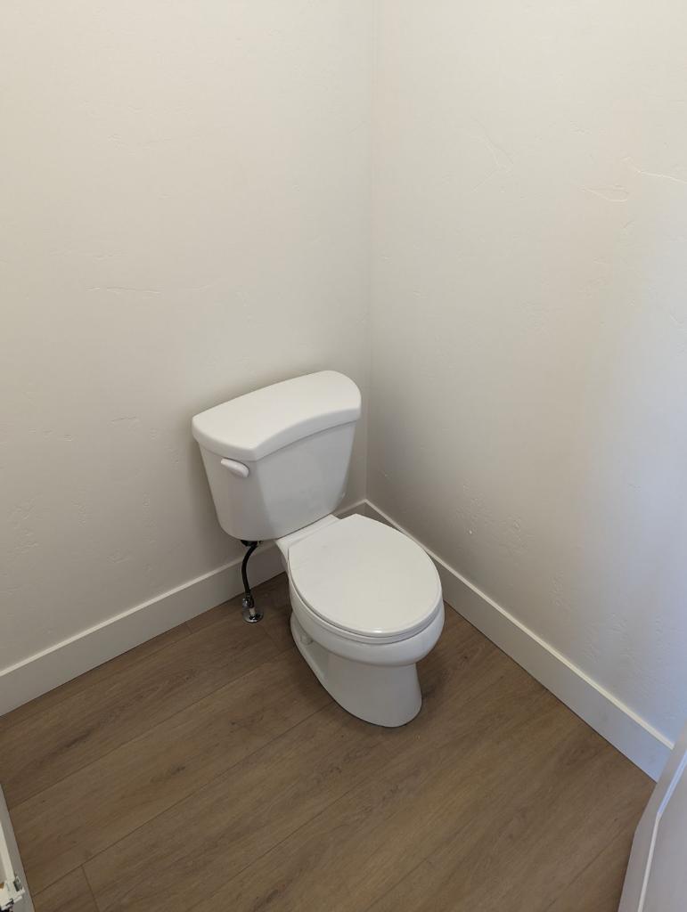 New toilet installation in Lehi, Utah. 