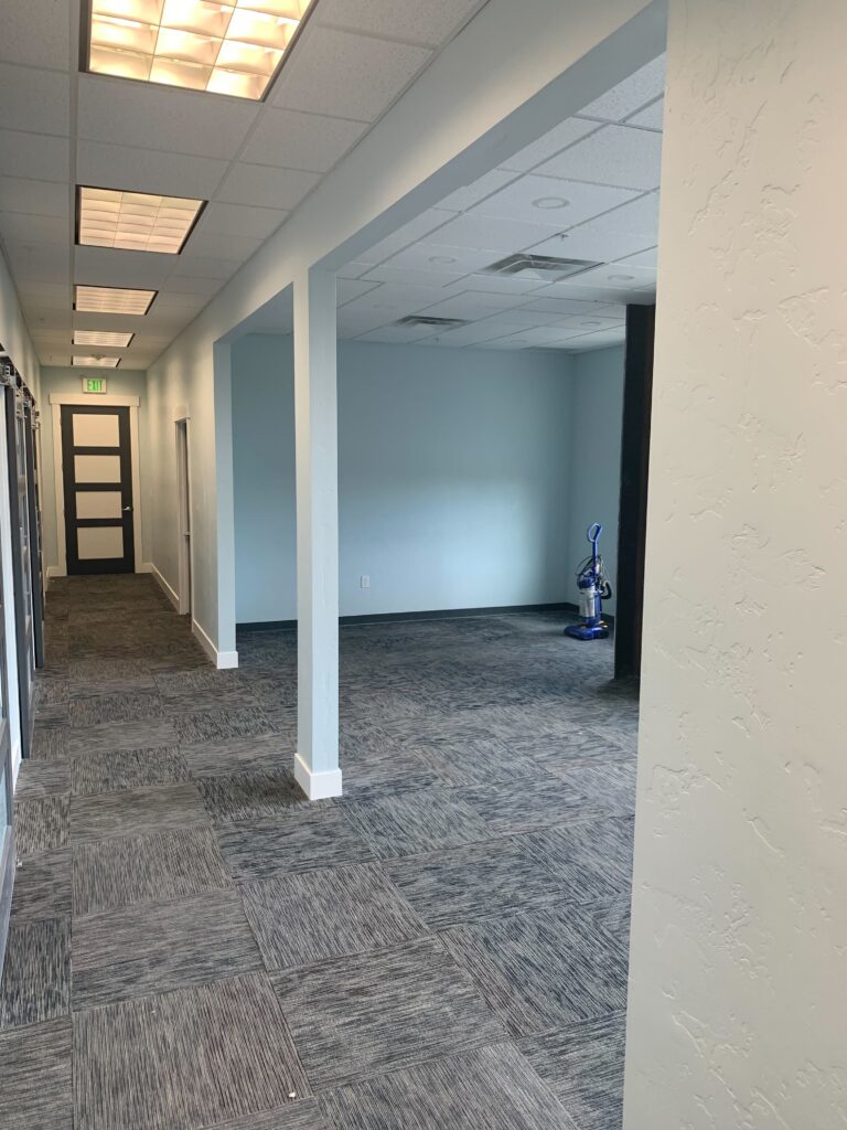 The job is complete! This physical therapy office in Orem now boasts plenty of spaces for more modalities. 