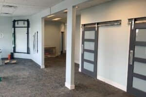 Open area commercial ti remodeling project in Orem, UT.